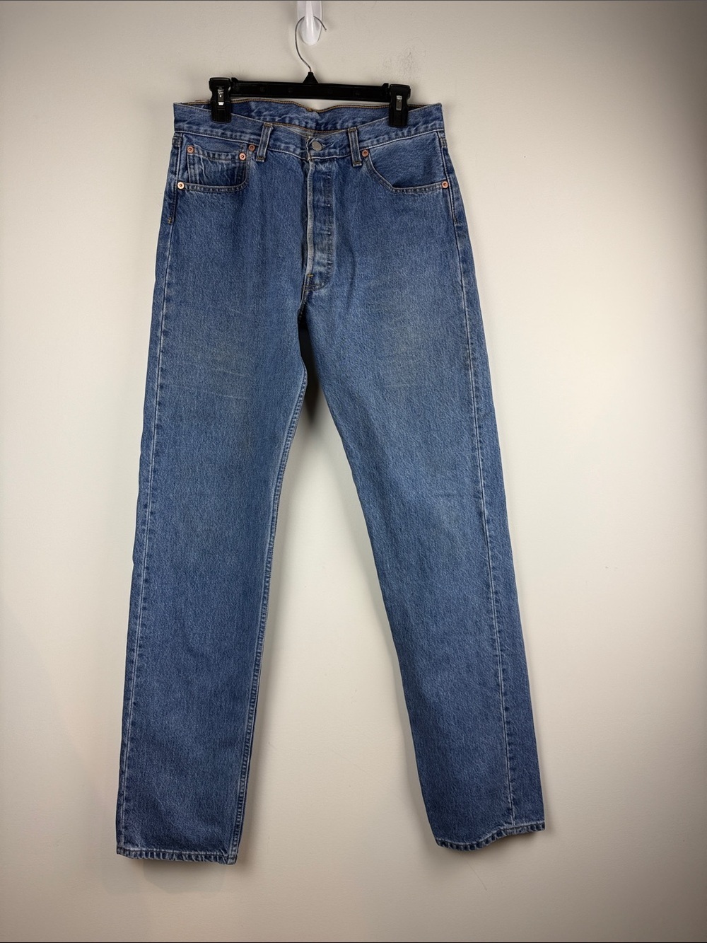 Levi's Vintage 501 Medium Blue Straight-Leg Men's Jeans